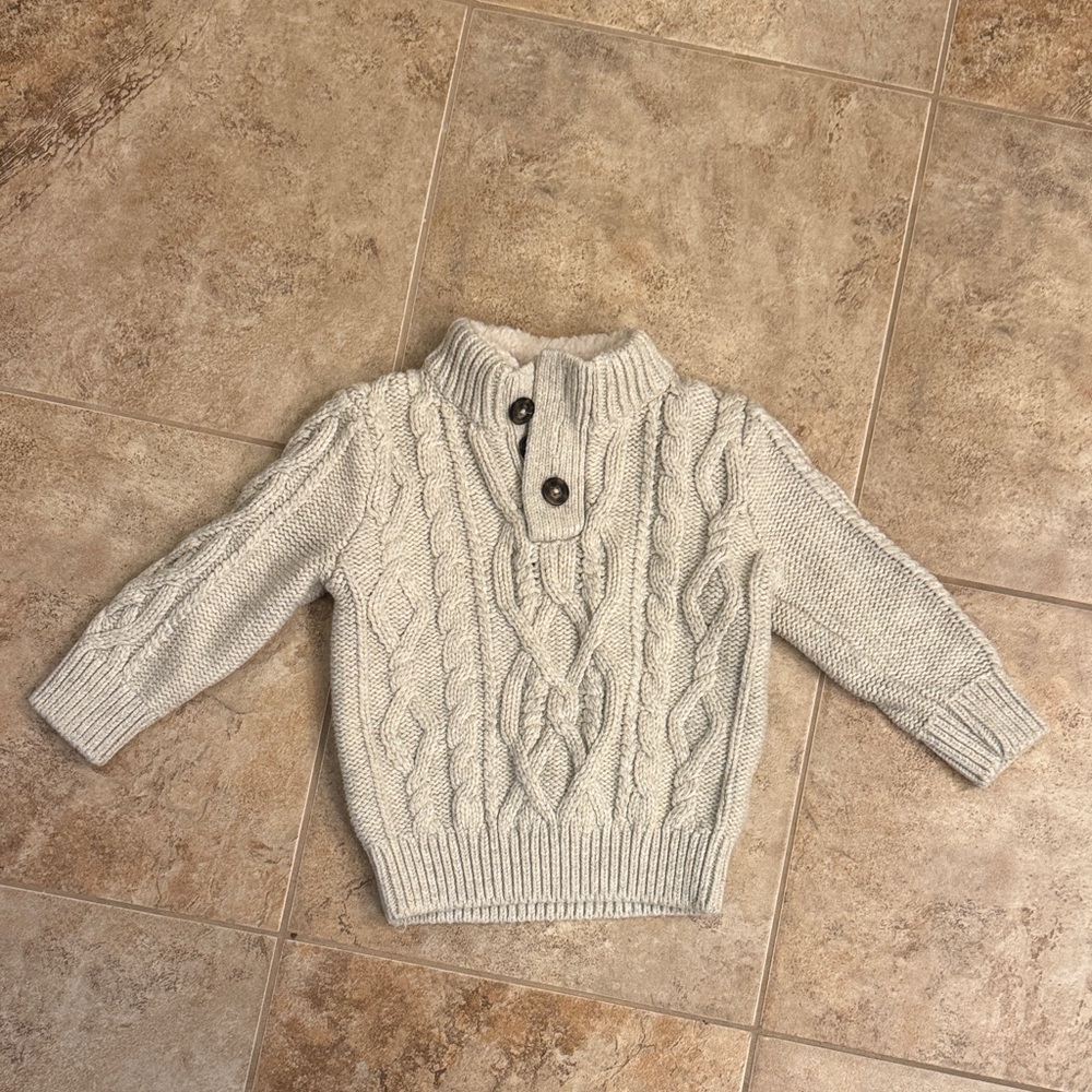 GAP Baby Soft Cream Knitwear Sweater. 12-18 mo.